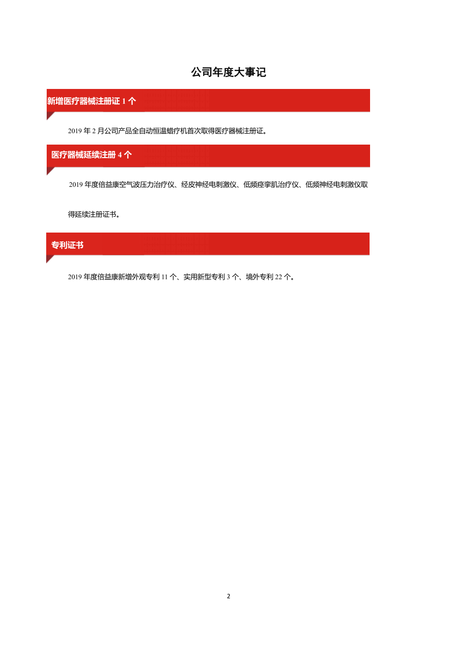 870199_2019_倍益康_2019年年度报告_2022-04-27.pdf_第2页