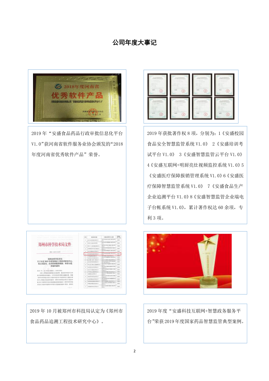 834167_2019_安盛科技_2019年年度报告_2020-04-26.pdf_第2页