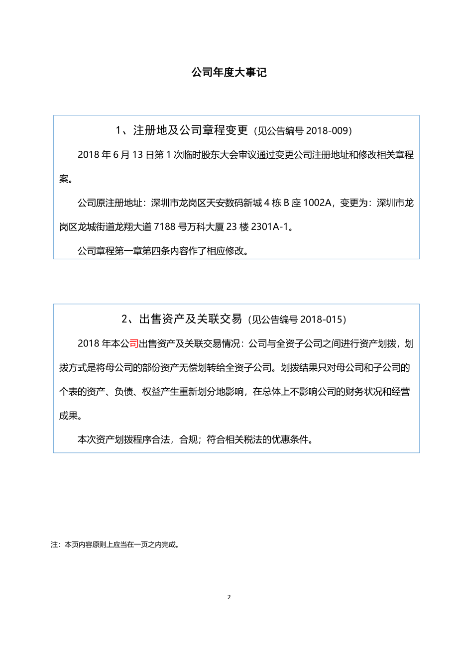 837211_2018_泓亚智慧_2018年度报告_2019-04-23.pdf_第2页