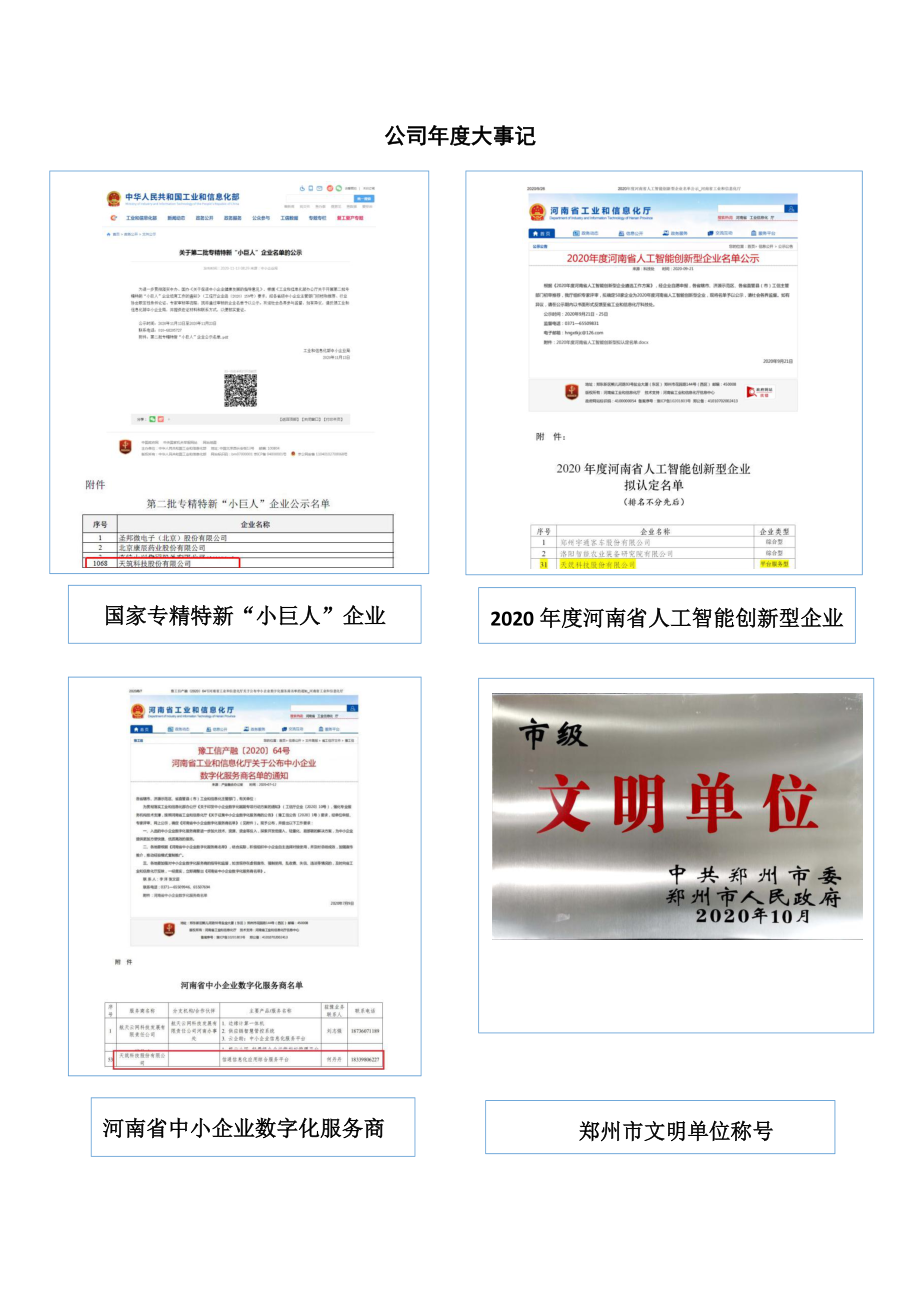 839507_2020_天筑科技_2020年年度报告_2021-04-21.pdf_第2页