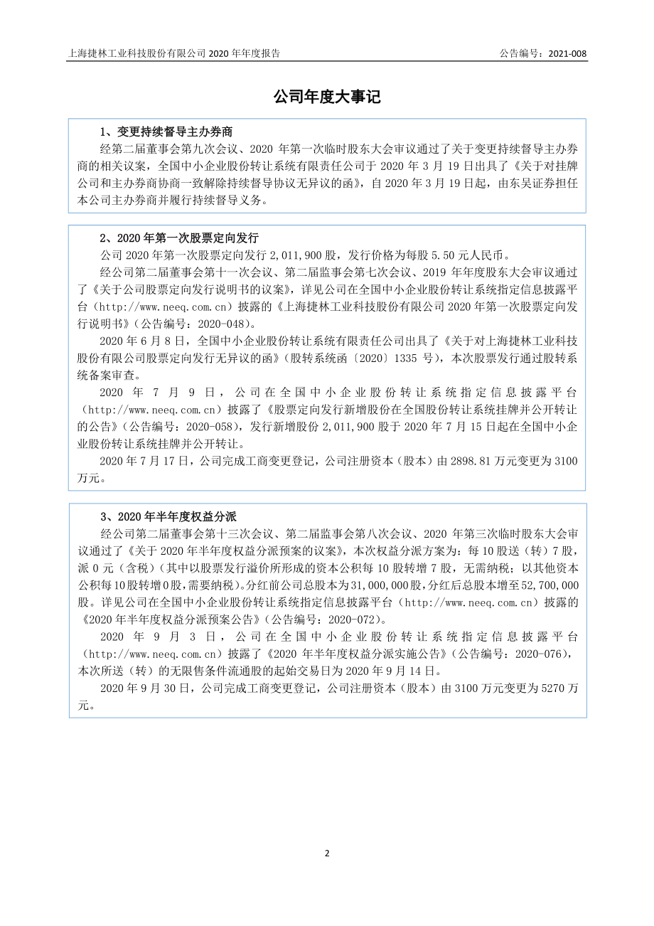 835526_2020_捷林科技_2020年年度报告_2021-04-18.pdf_第2页