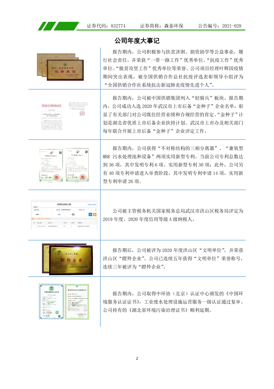 832774_2020_森泰环保_2020年年度报告_2021-04-22.pdf_第2页