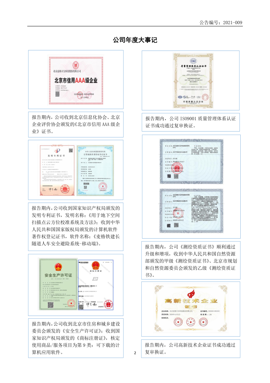 836056_2020_麦格天宝_2020年年度报告_2021-04-21.pdf_第2页