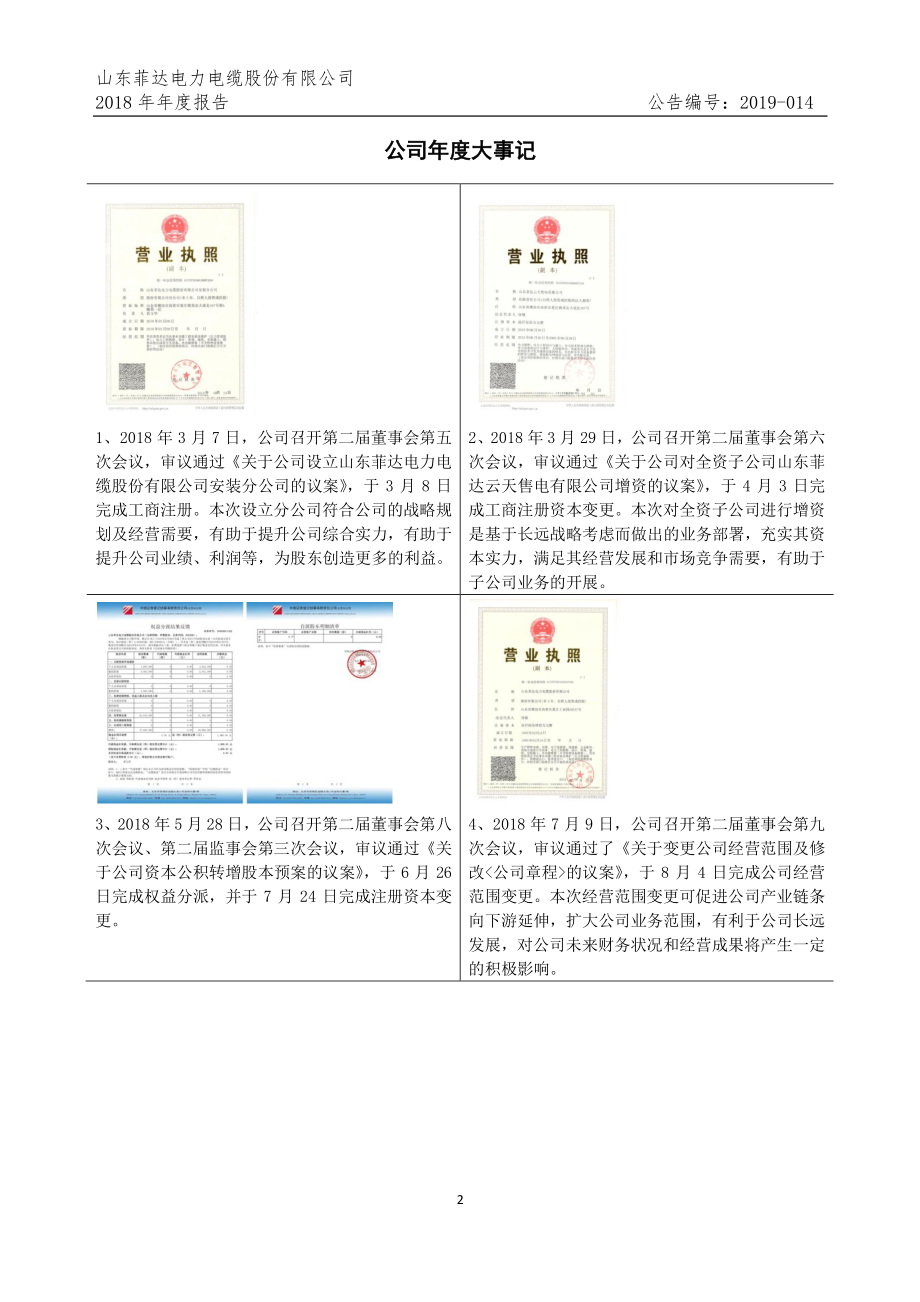 832298_2018_菲缆股份_2018年年度报告_2019-04-23.pdf_第2页