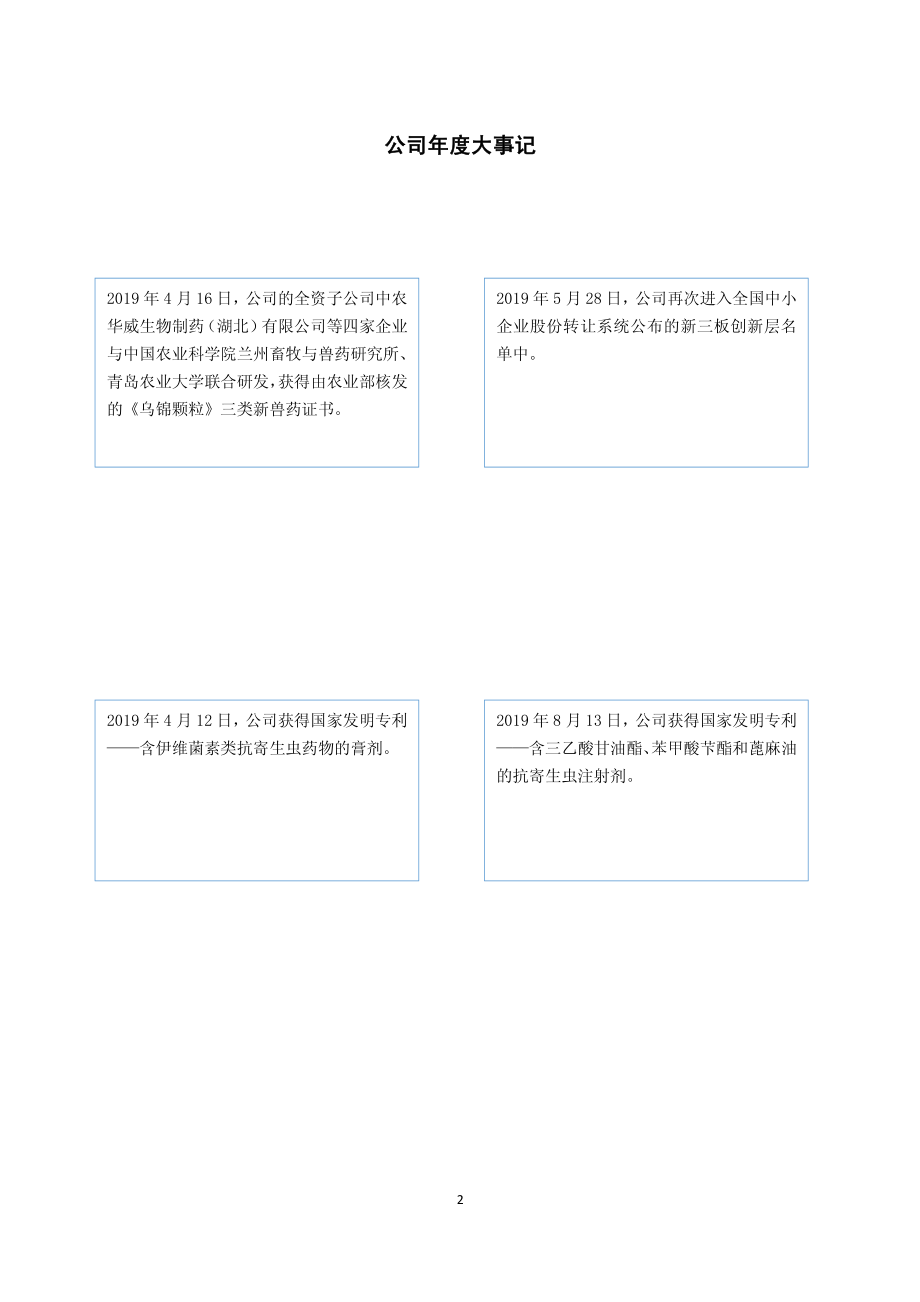 835911_2019_中农华威_2019年年度报告_2020-04-29.pdf_第2页