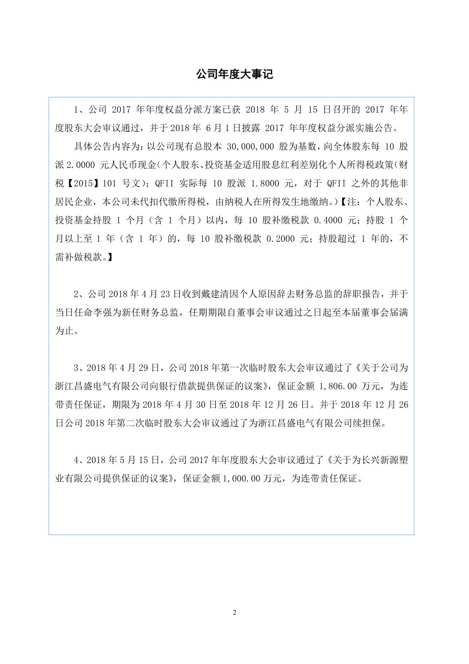 835511_2018_威达集团_2018年年度报告_2019-04-14.pdf_第2页