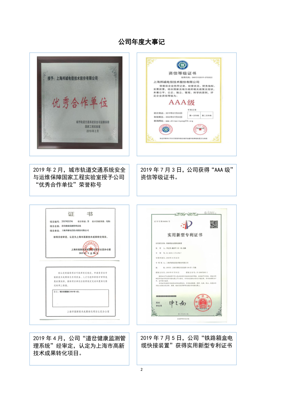 833671_2019_邦诚电信_2019年年度报告_2020-04-23.pdf_第2页