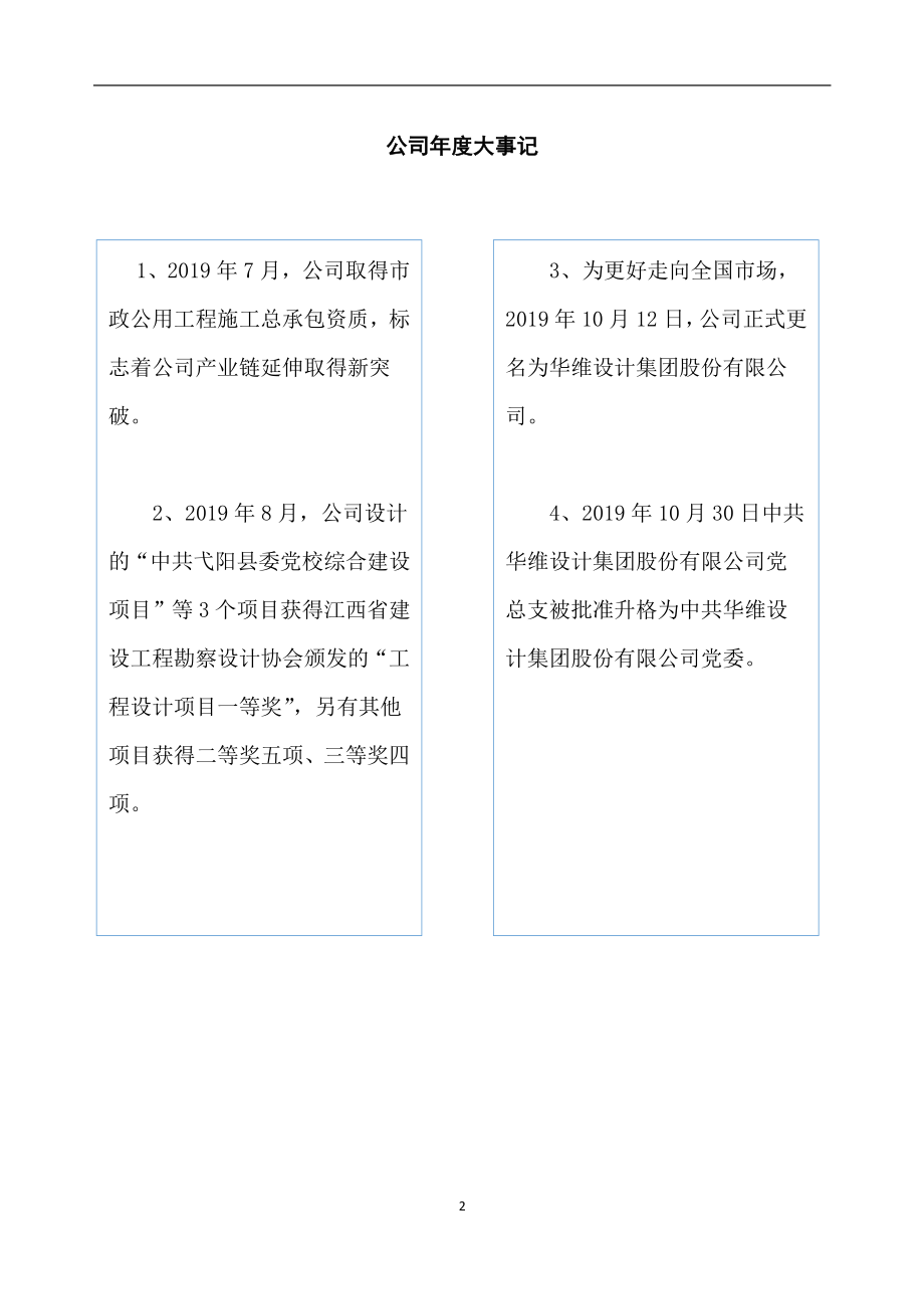 833427_2019_华维设计_2019年年度报告_2020-08-20.pdf_第2页