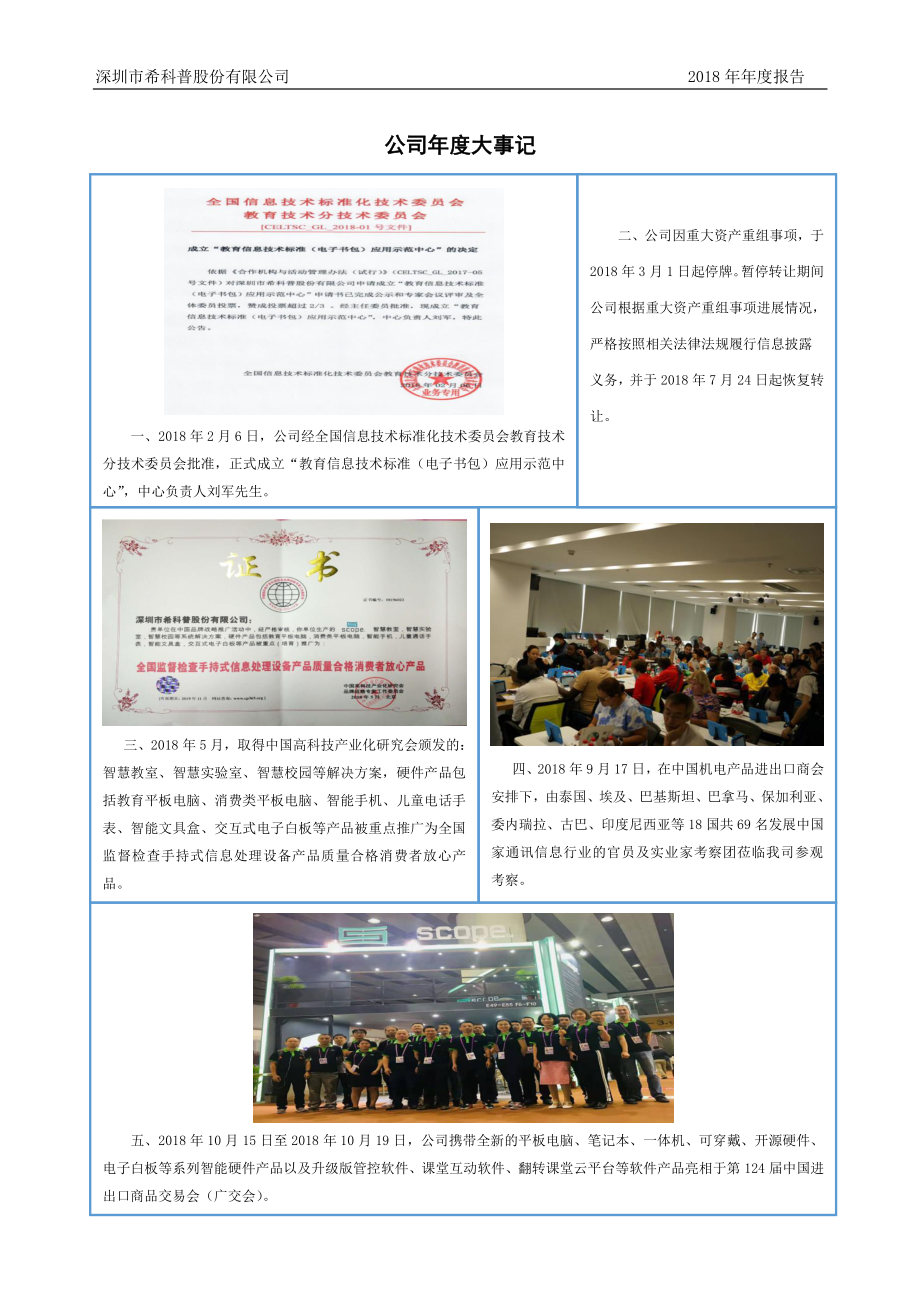 833093_2018_希科普_2018年年度报告_2019-04-25.pdf_第2页