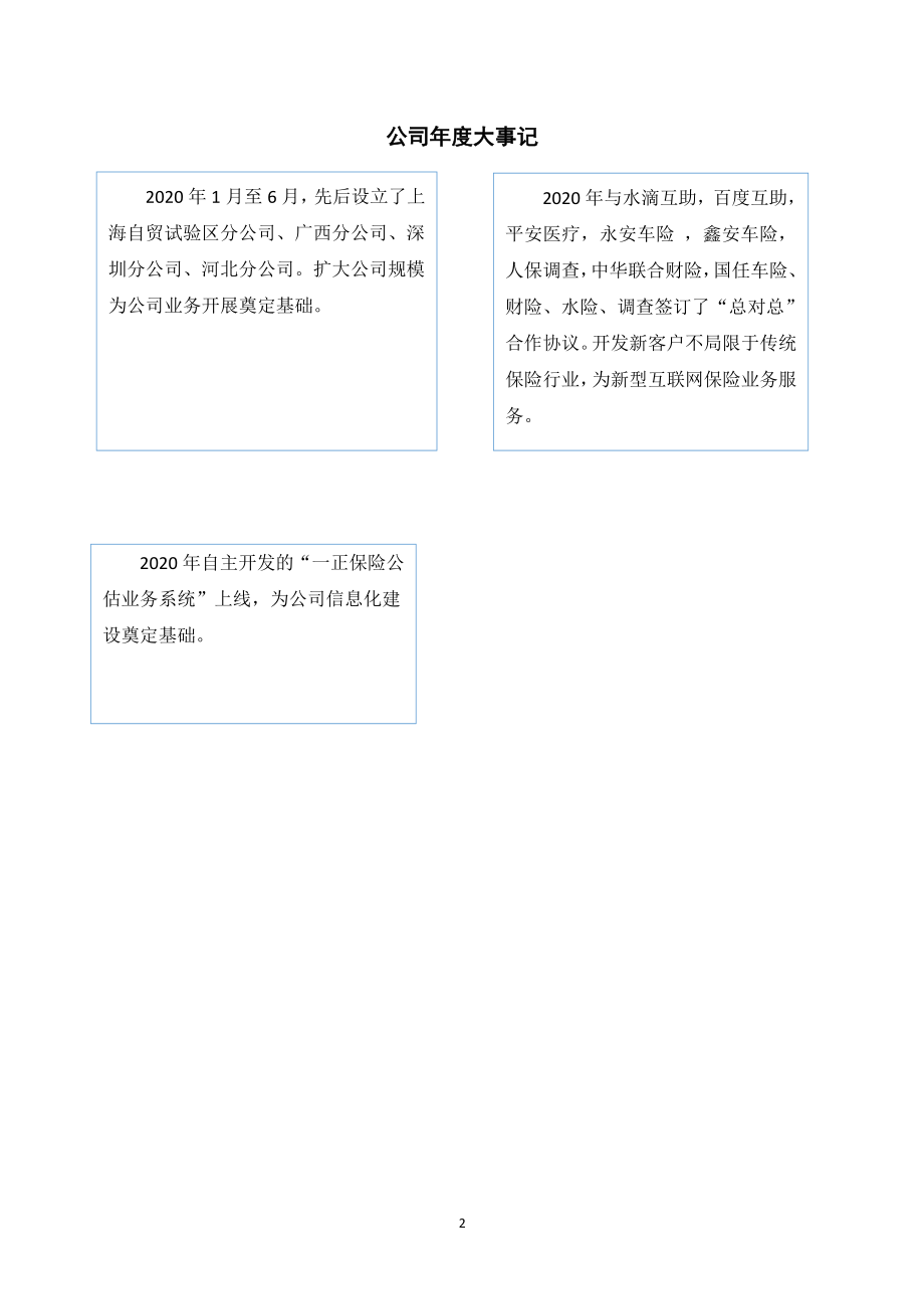 871475_2020_一正保险_2020年年度报告_2021-04-25.pdf_第2页