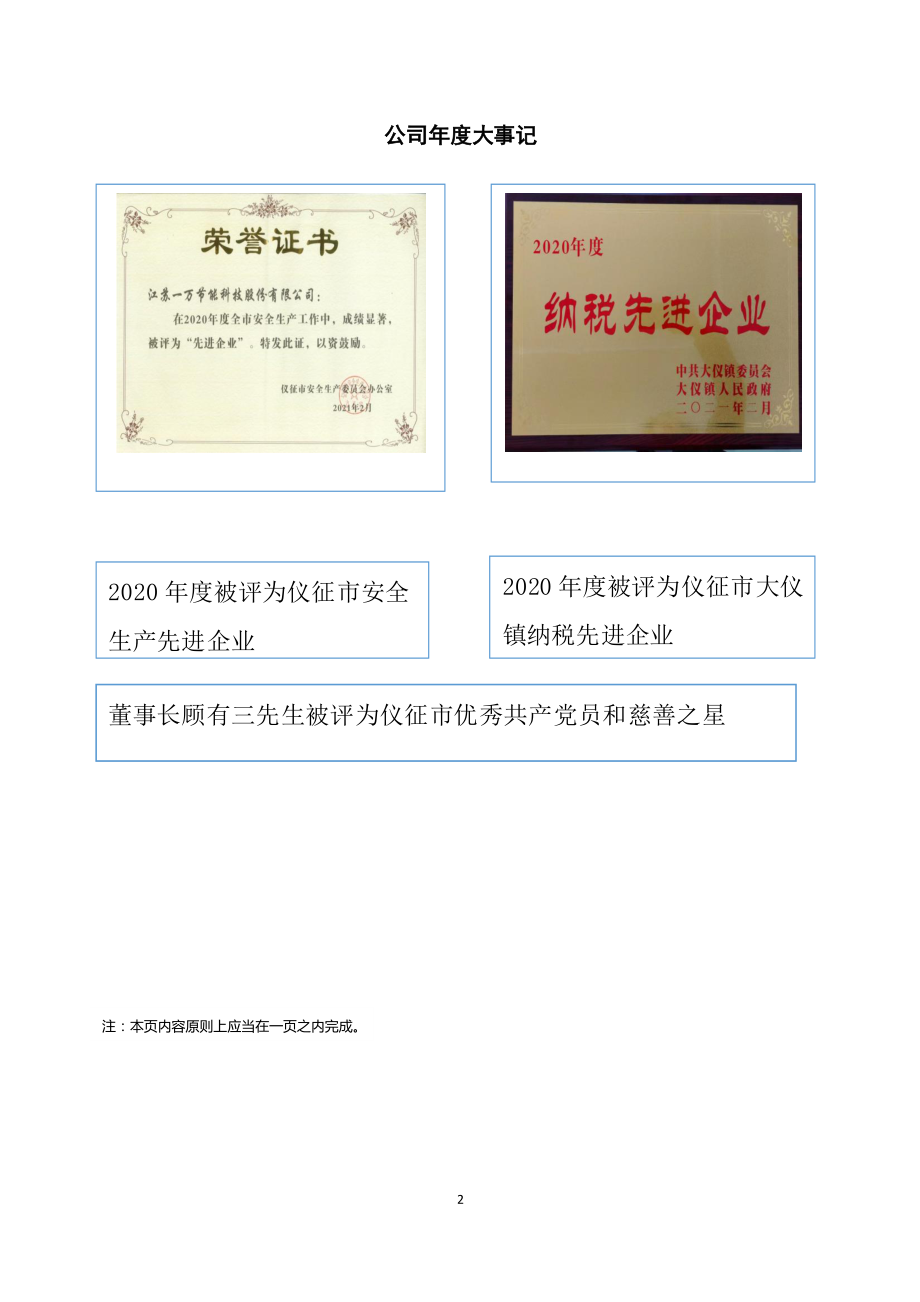 836161_2020_一万节能_2020年年度报告_2021-04-22.pdf_第2页