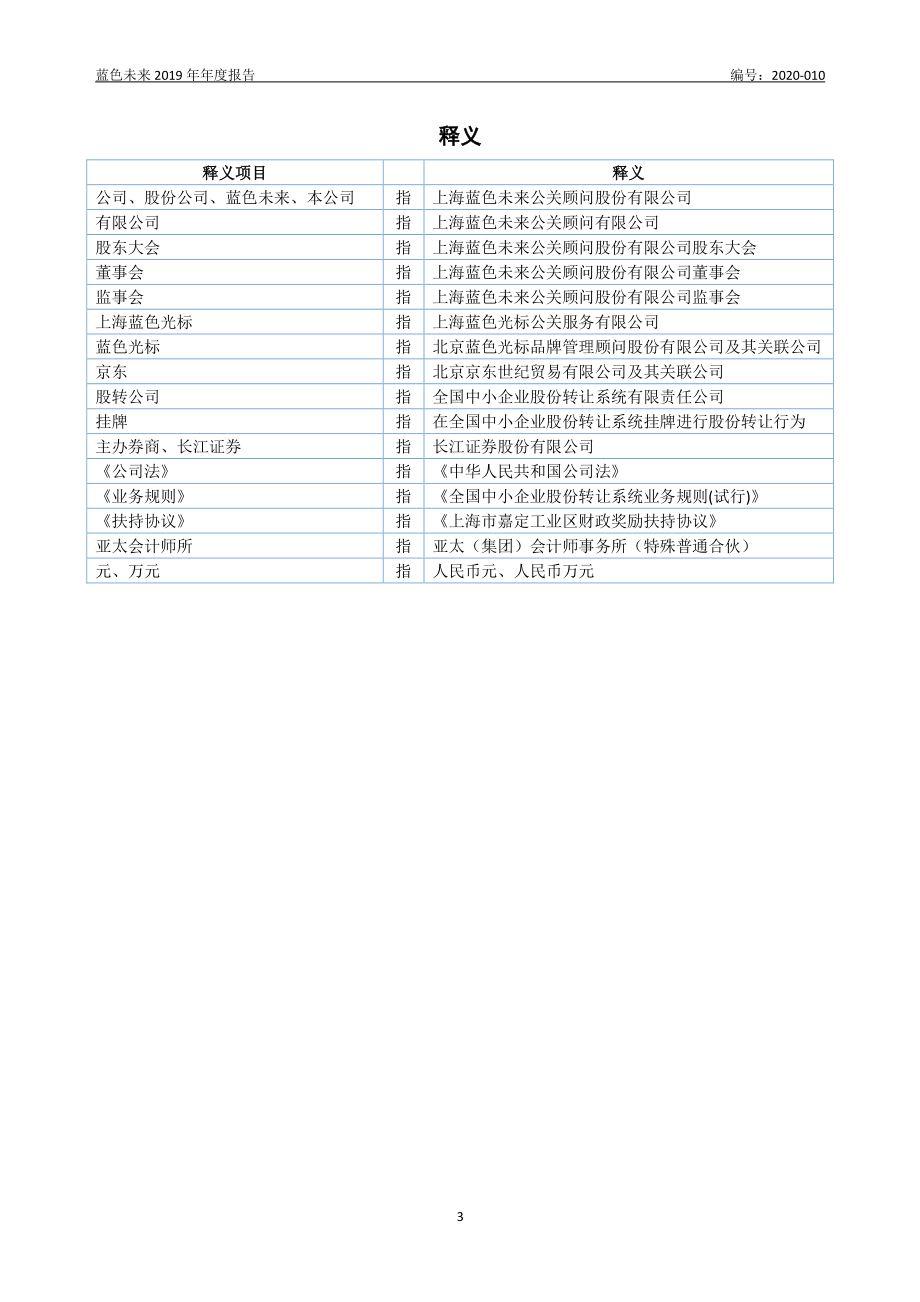 835474_2019_蓝色未来_2019年年度报告_2020-03-30.pdf_第3页