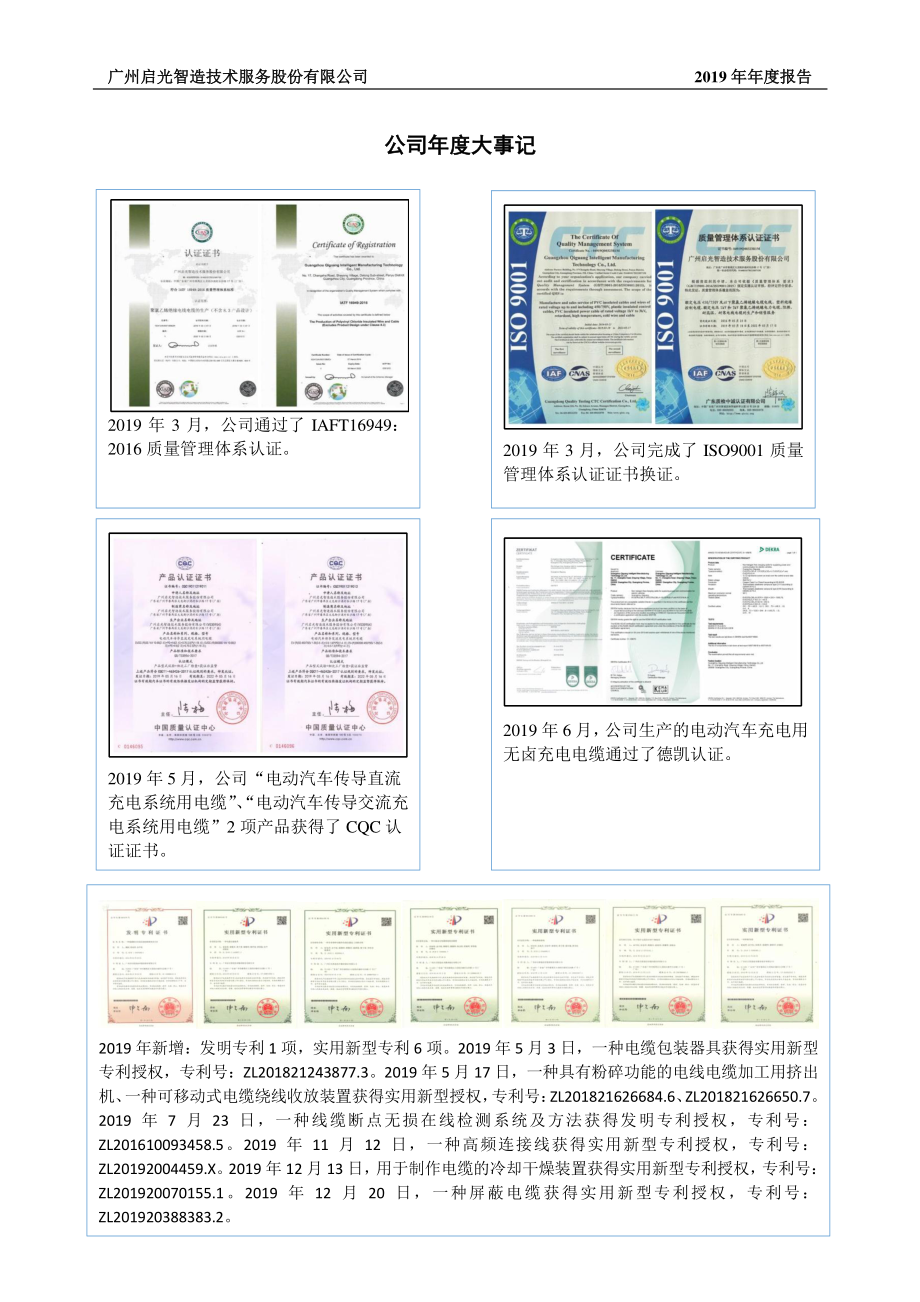 835135_2019_启光智造_2019年年度报告_2020-04-08.pdf_第2页