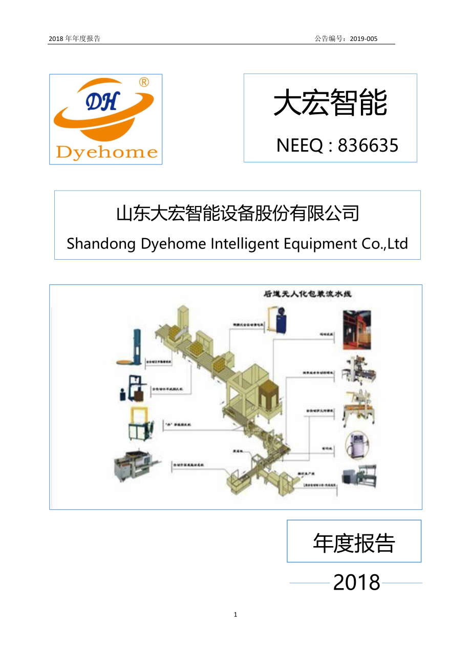 836635_2018_大宏智能_2018年年度报告_2019-04-18.pdf_第1页