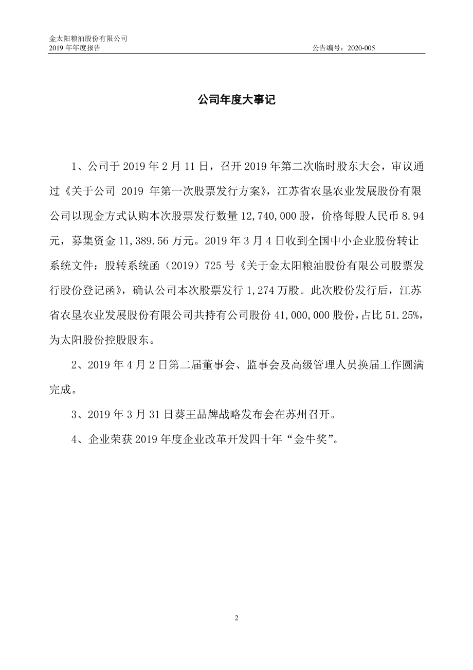 837129_2019_太阳股份_2019年年度报告_2020-04-29.pdf_第2页