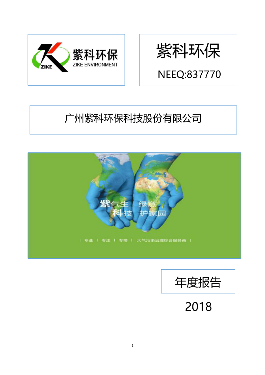 837770_2018_紫科环保_2018年年度报告_2021-01-28.pdf_第1页