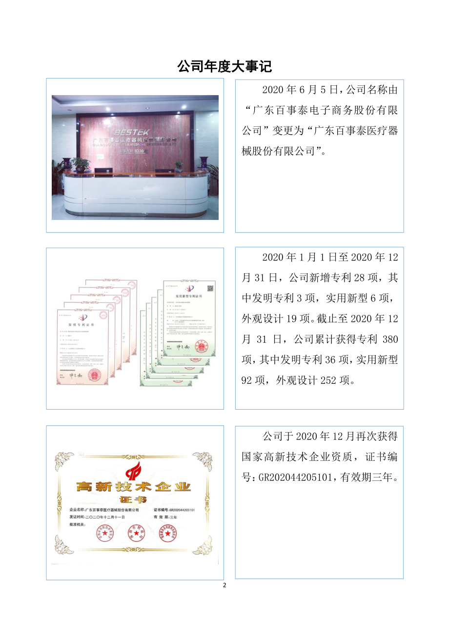 833663_2020_百事泰_2020年年度报告_2021-04-28.pdf_第2页