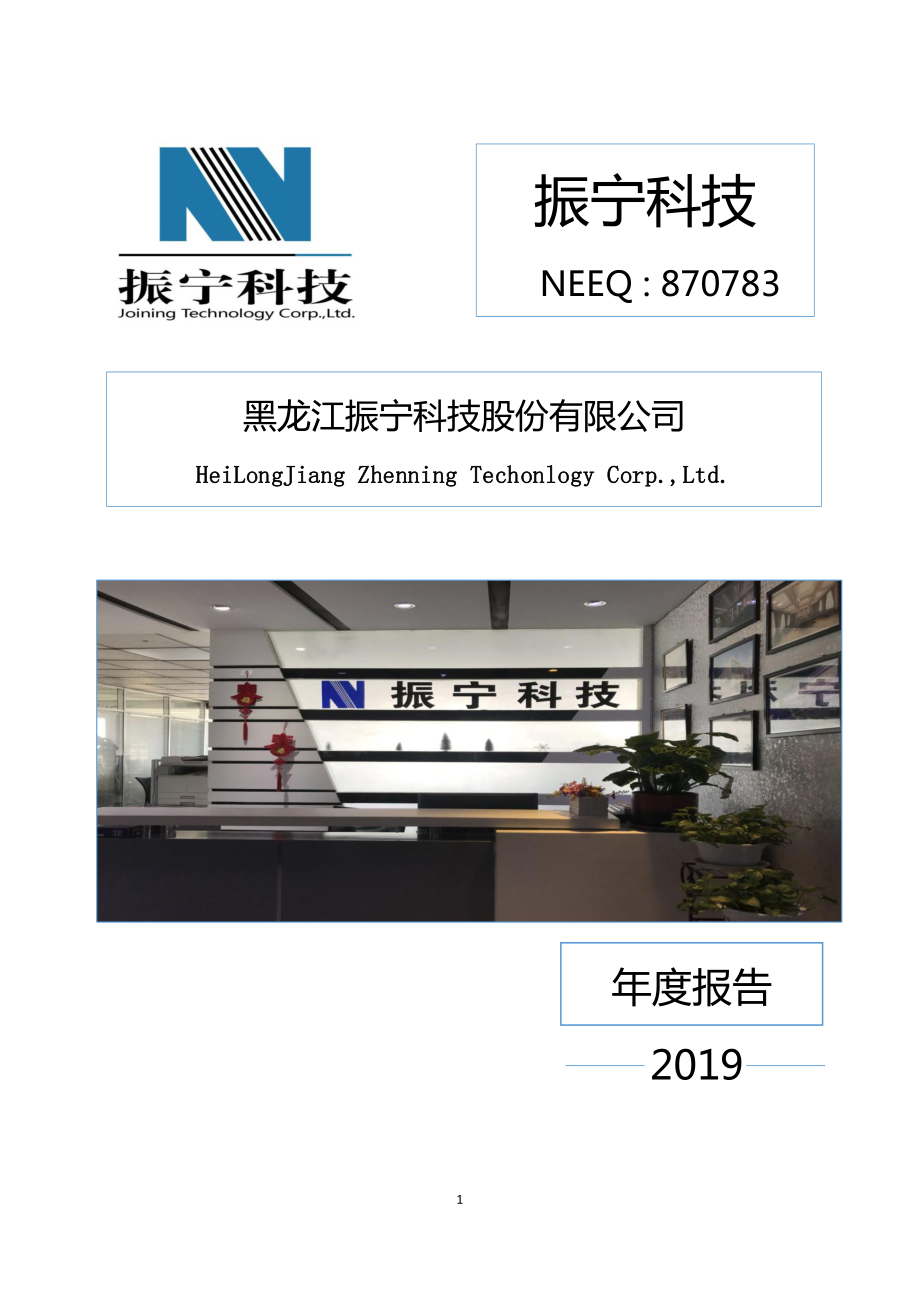 870783_2019_振宁科技_2019年年度报告_2020-04-19.pdf_第1页