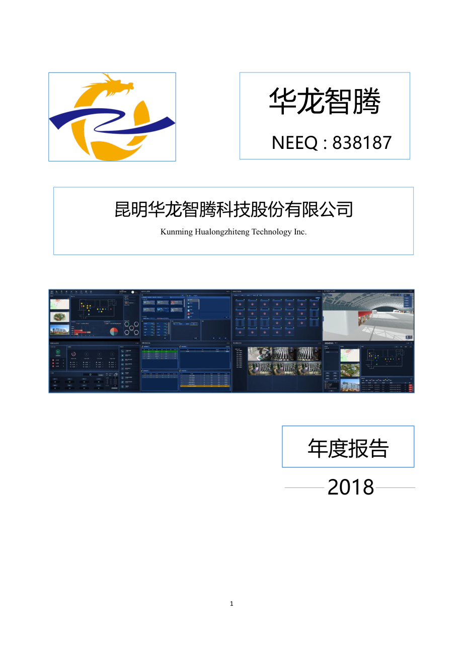 838187_2018_华龙智腾_2018年年度报告_2019-04-18.pdf_第1页