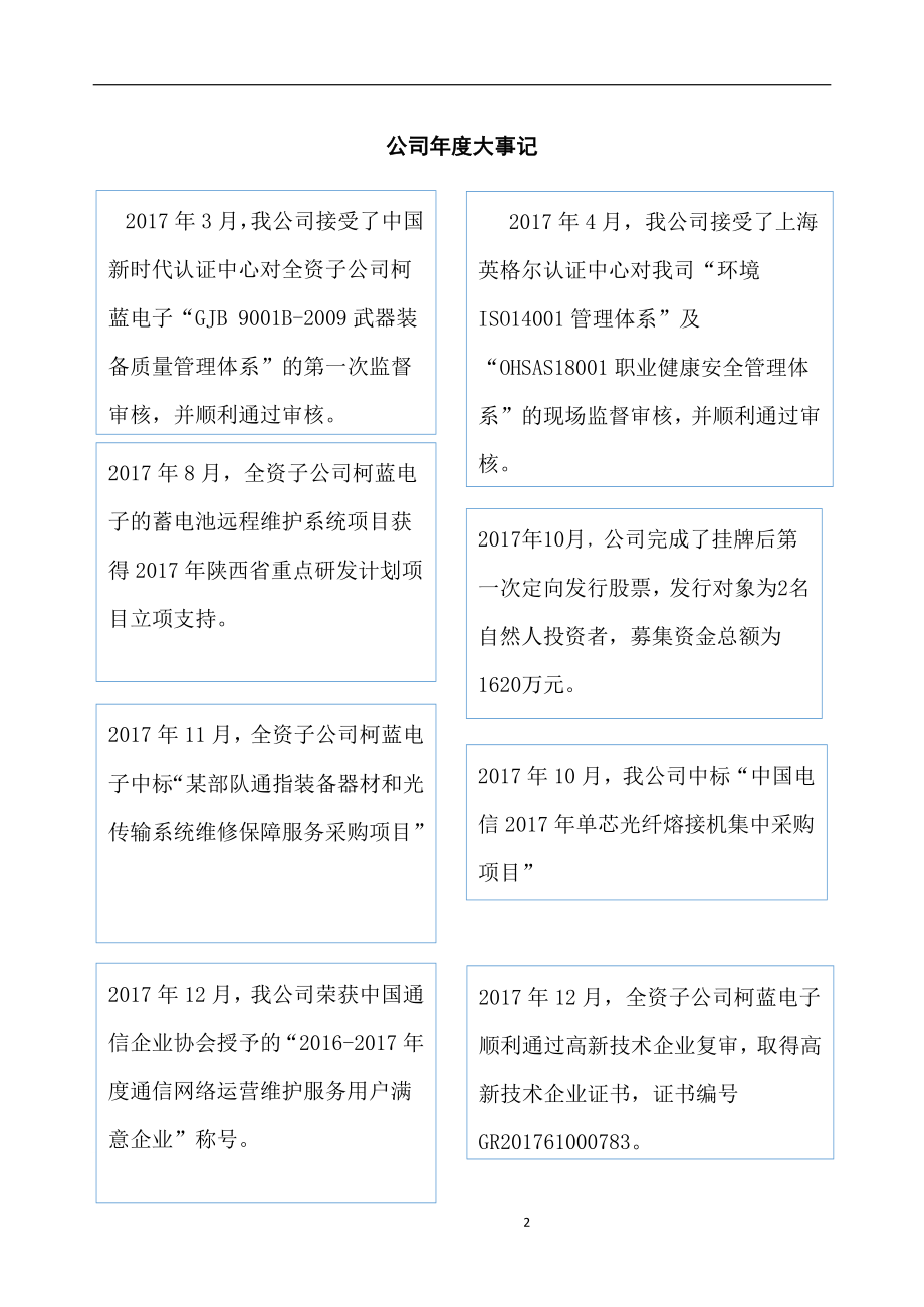 870113_2017_光谷防务_2017年年度报告_2018-04-26.pdf_第2页