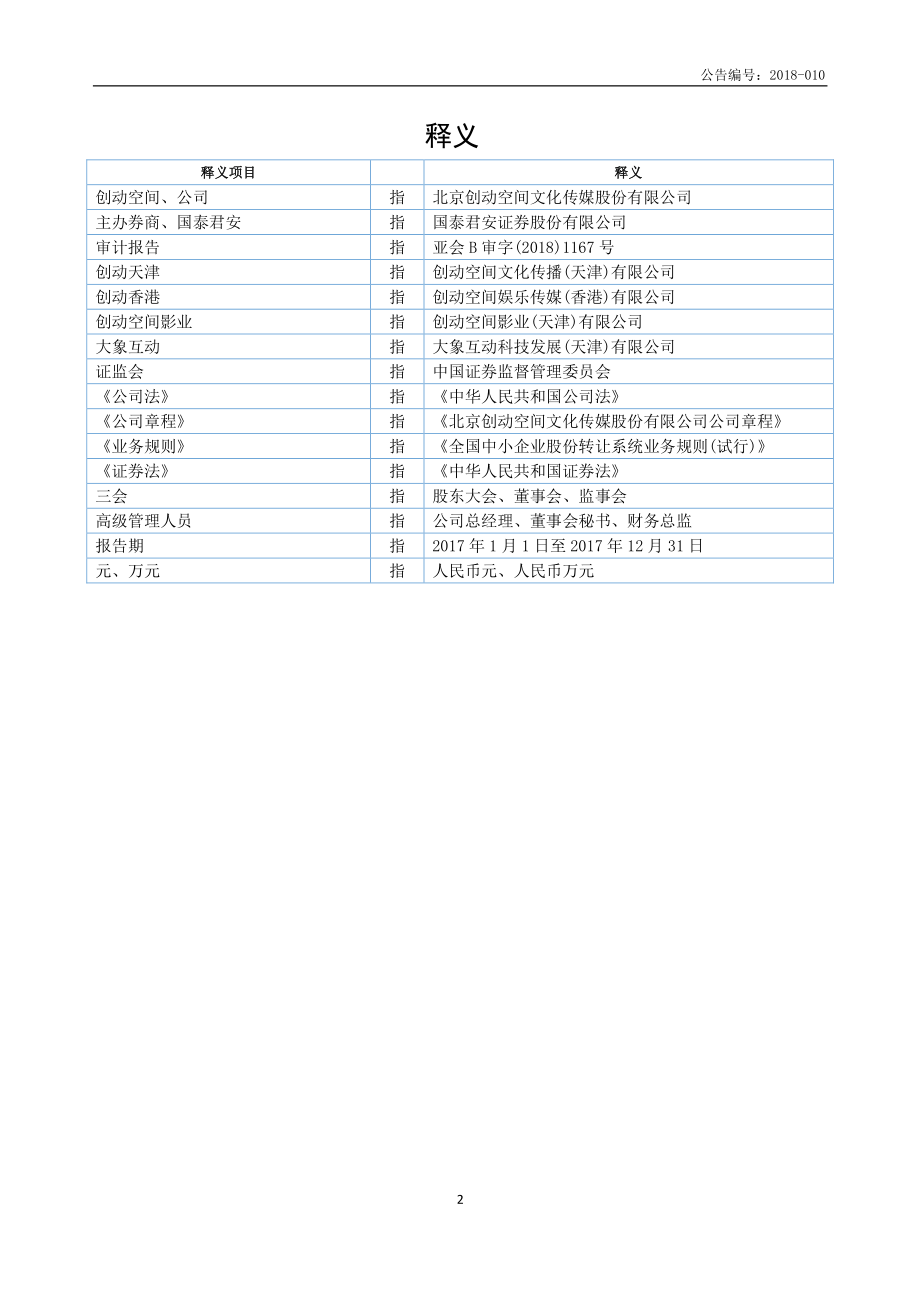 837473_2017_创动空间_2017年年度报告_2018-04-19.pdf_第3页