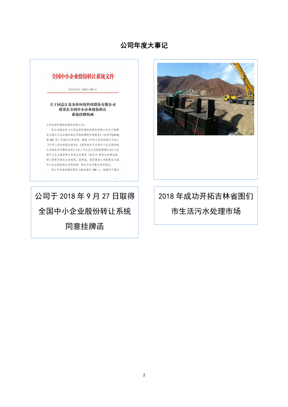 873039_2018_金梓环境_2018年年度报告_2019-04-23.pdf_第2页