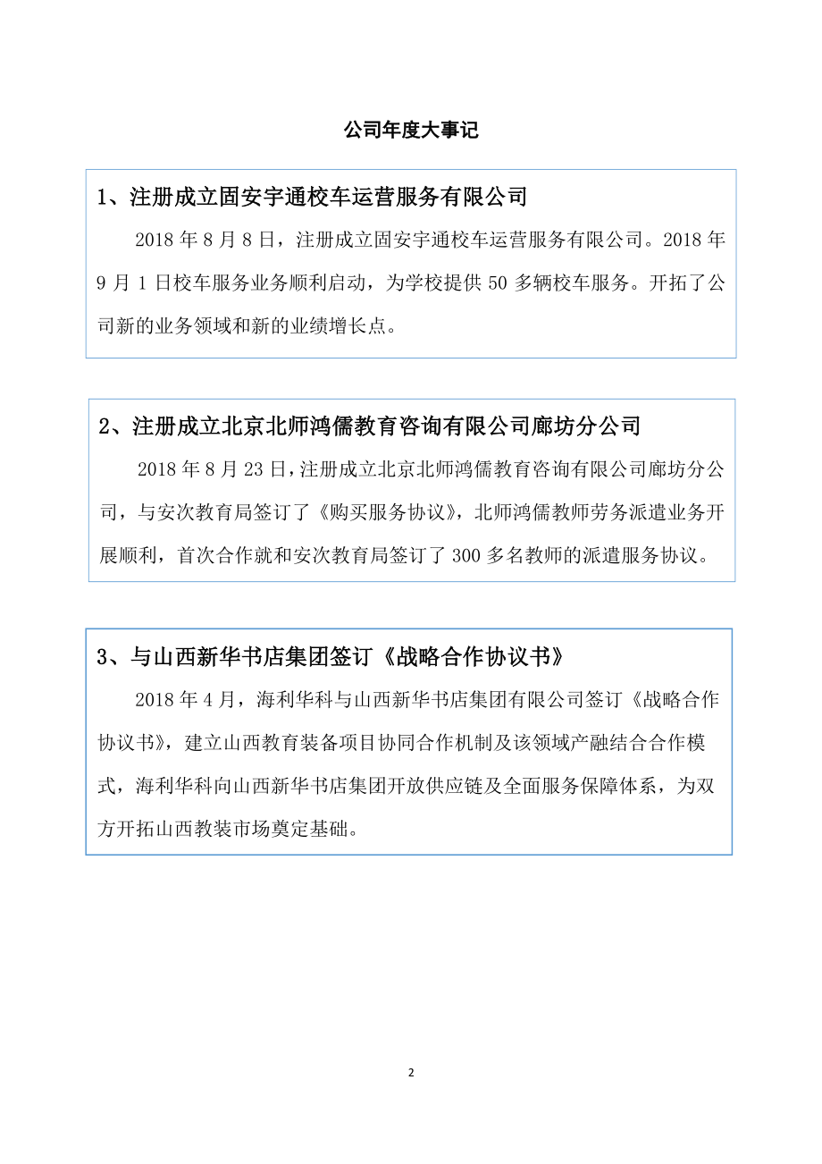 872503_2018_海利华科_2018年年度报告_2019-04-18.pdf_第2页