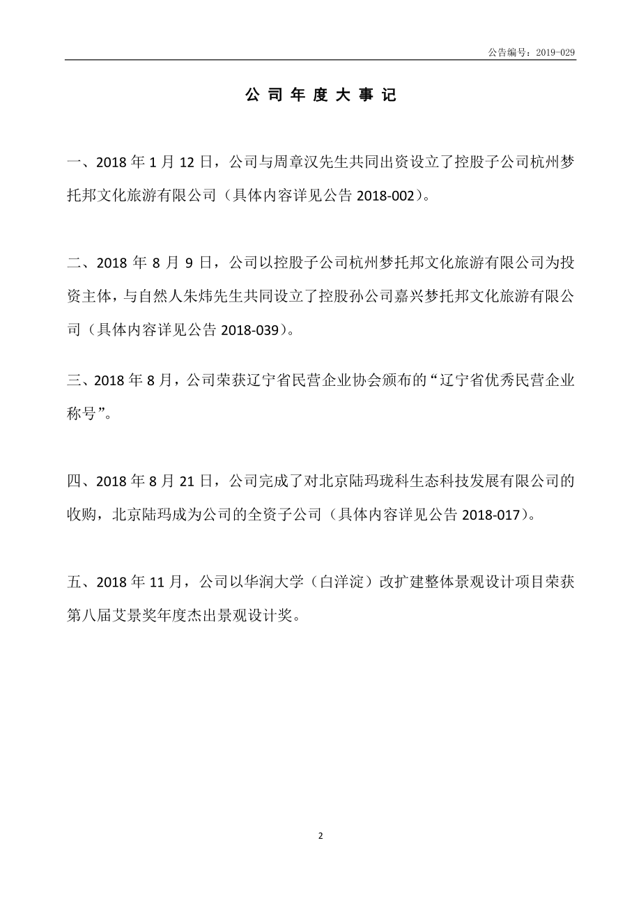 871995_2018_陆玛文旅_2018年年度报告_2019-04-23.pdf_第2页