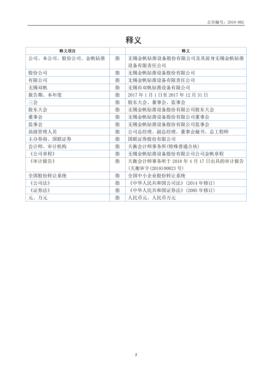 430397_2017_金帆股份_2017年年度报告_2018-04-17.pdf_第3页