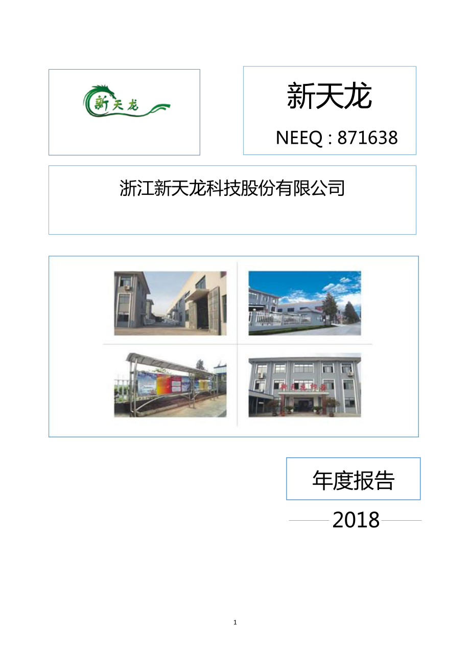 871638_2018_新天龙_2018年年度报告_2019-04-29.pdf_第1页