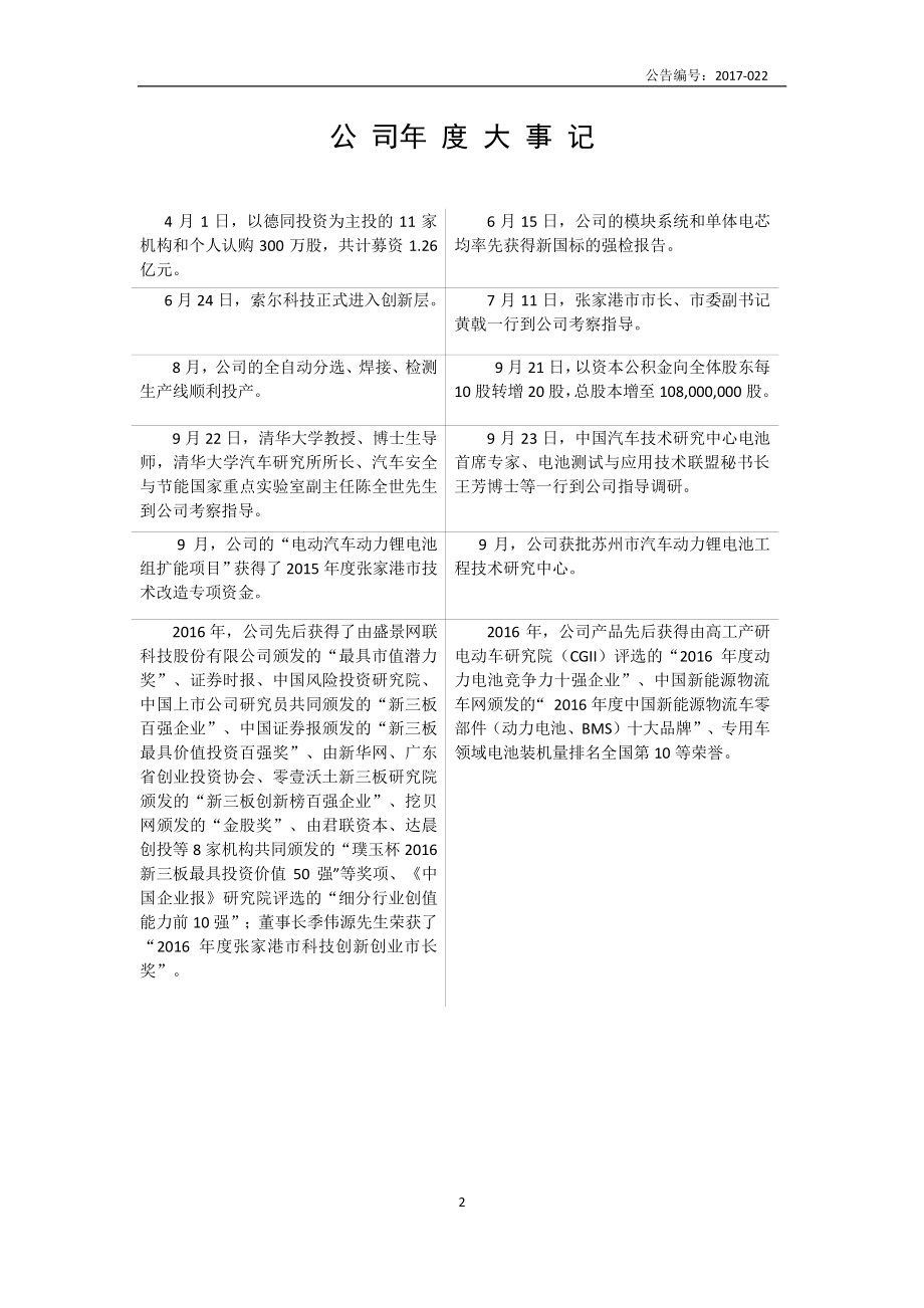 831486_2016_索尔科技_2016年年度报告_2017-05-17.pdf_第2页