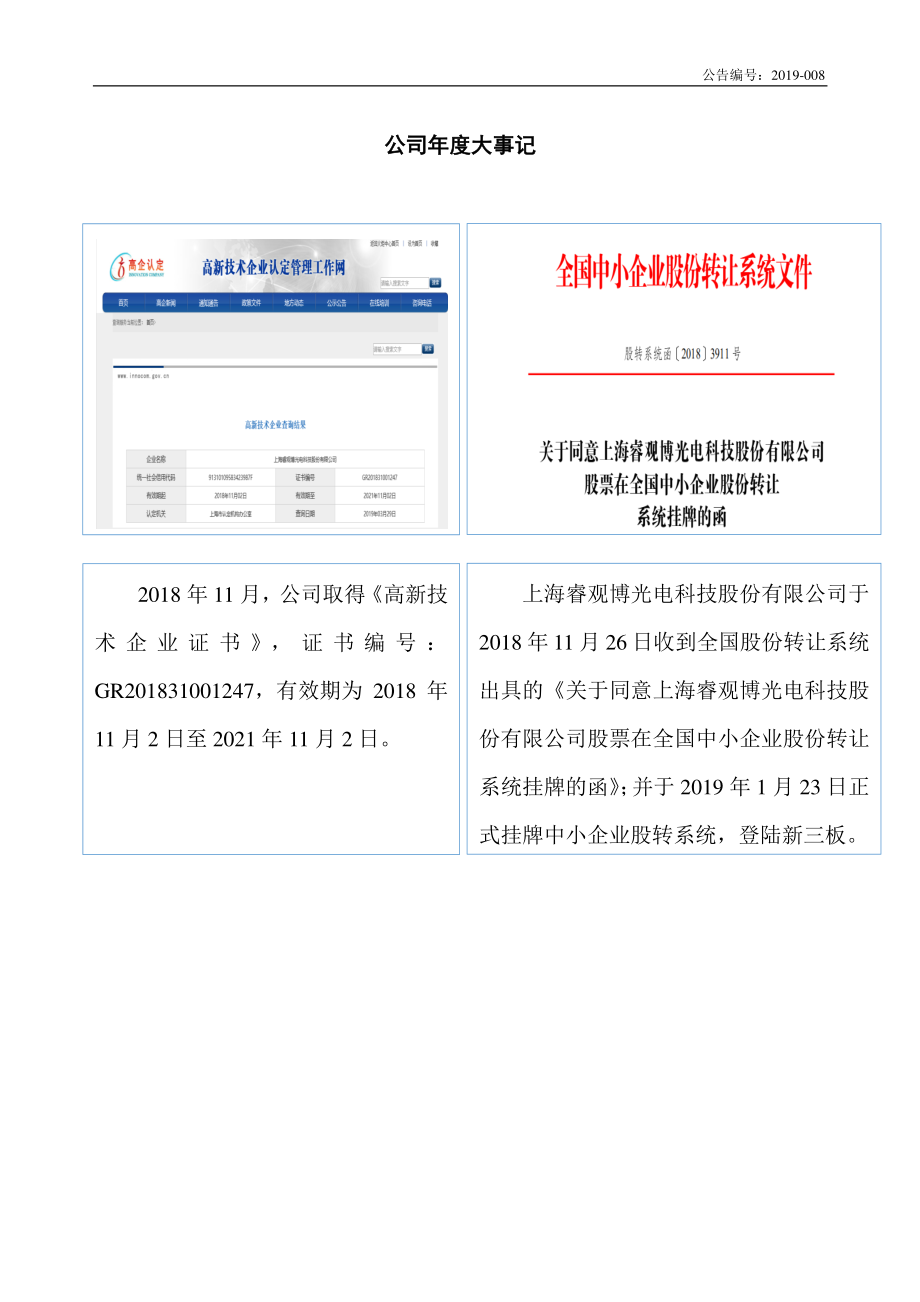 873117_2018_睿观博_2018年年度报告_2019-04-02.pdf_第2页