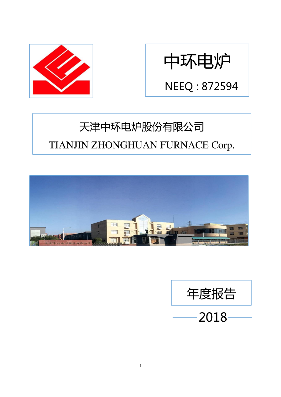 872594_2018_中环电炉_2018年年度报告_2019-04-23.pdf_第1页