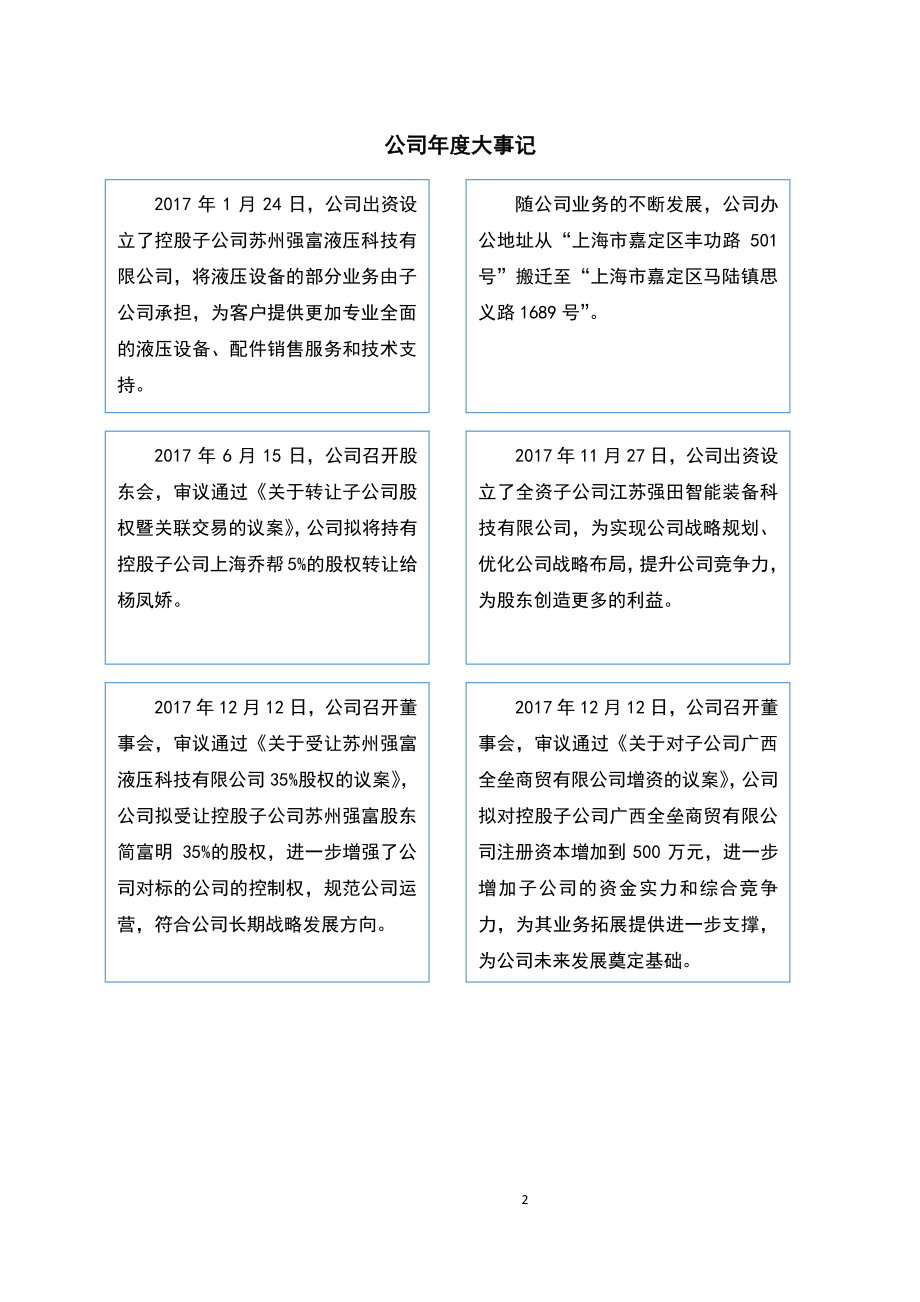 832156_2017_强田液压_2017年年度报告_2018-04-17.pdf_第2页