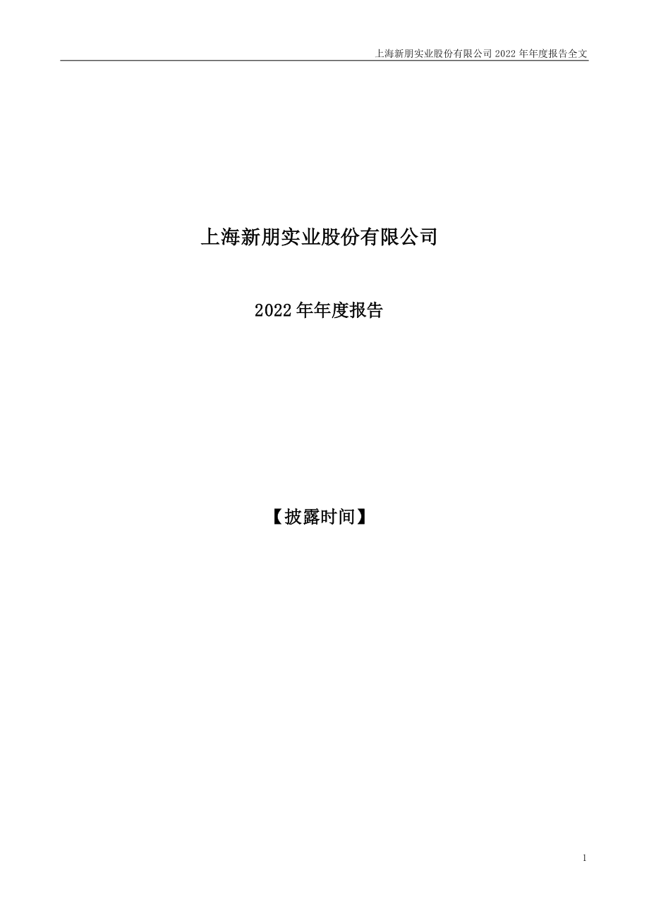 002328_2022_新朋股份_2022年年度报告_2023-04-25.pdf_第1页