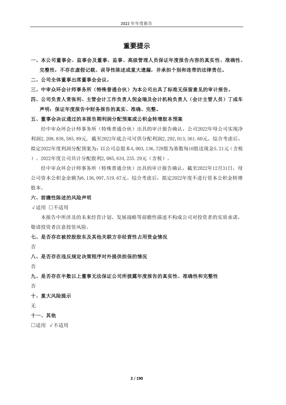 600176_2022_中国巨石_中国巨石2022年年度报告_2023-03-20.pdf_第2页