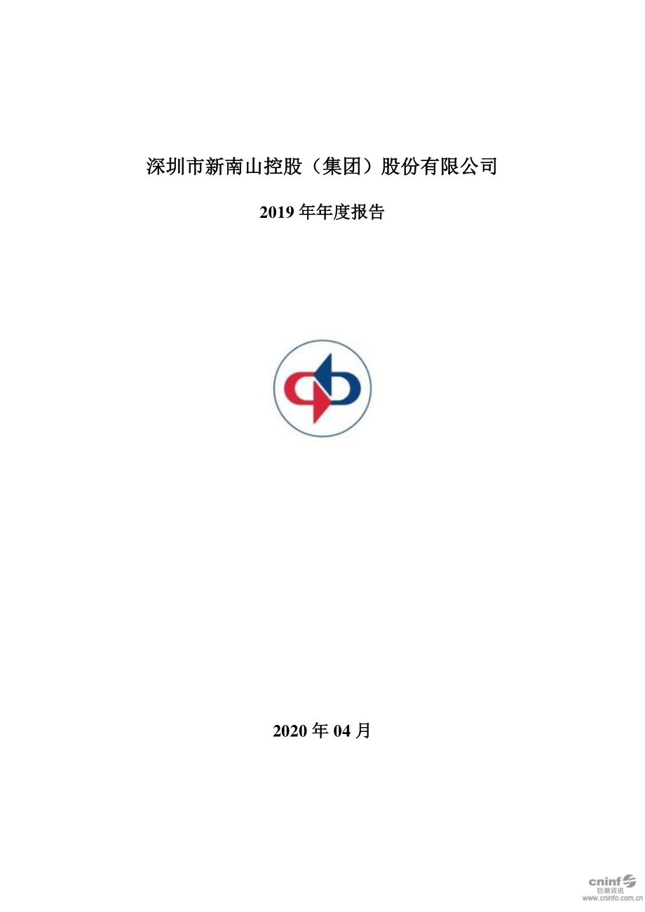 002314_2019_南山控股_2019年年度报告_2020-04-29.pdf_第1页