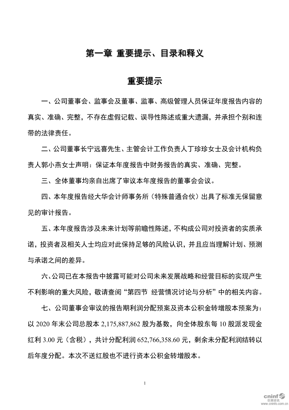 000690_2020_宝新能源_2020年年度报告_2021-02-02.pdf_第2页