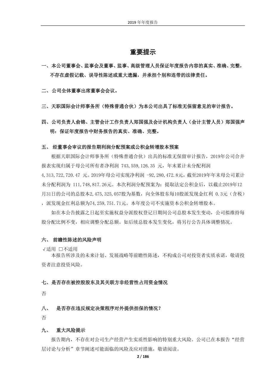 600094_2019_大名城_2019年年度报告_2020-04-24.pdf_第2页