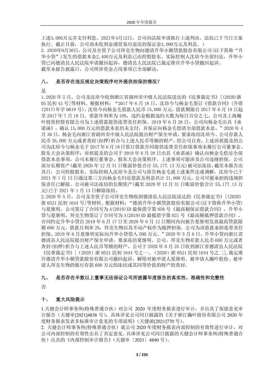 600226_2020_＊ST瀚叶_2020年年度报告_2021-04-29.pdf_第3页