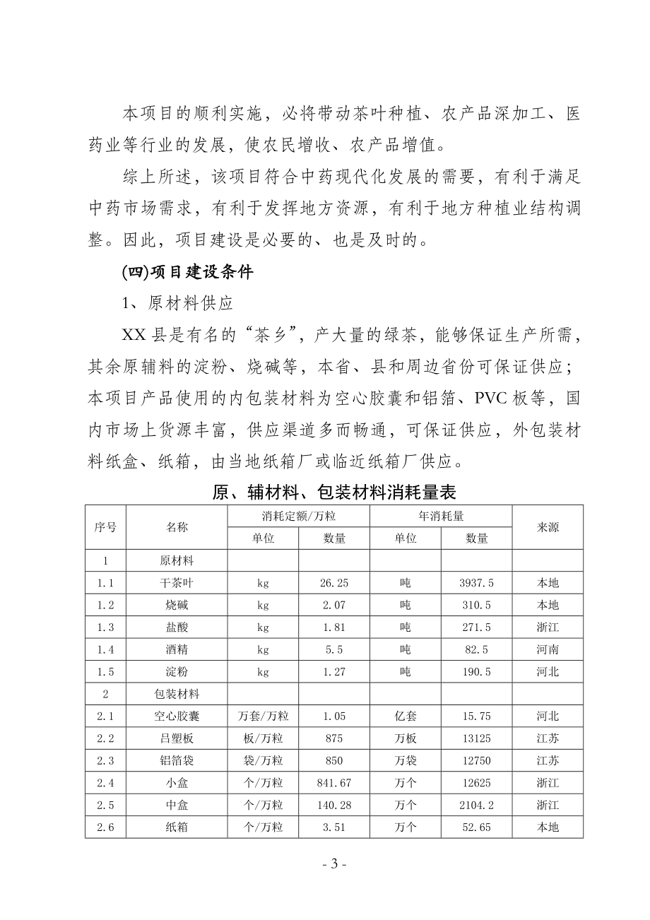 茶色素胶囊生产可行性研究报告.doc_第3页