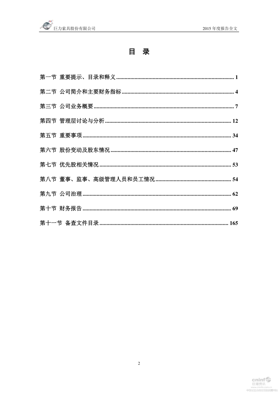 002342_2015_巨力索具_2015年年度报告_2016-03-20.pdf_第3页