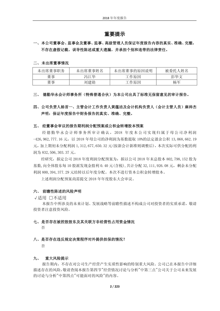 600458_2018_时代新材_2018年年度报告_2019-03-28.pdf_第2页