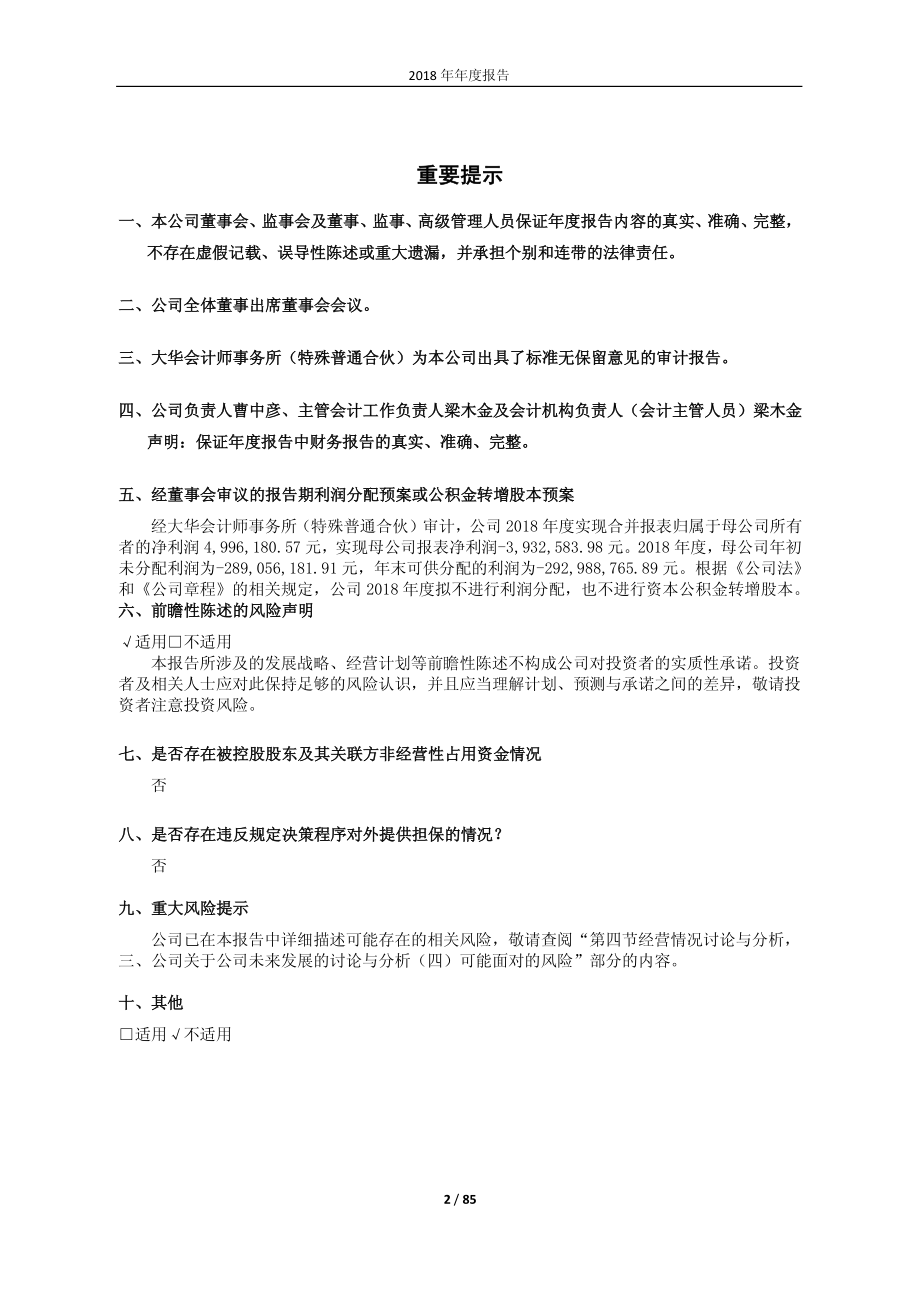 600817_2018_ST宏盛_2018年年度报告_2019-04-22.pdf_第2页