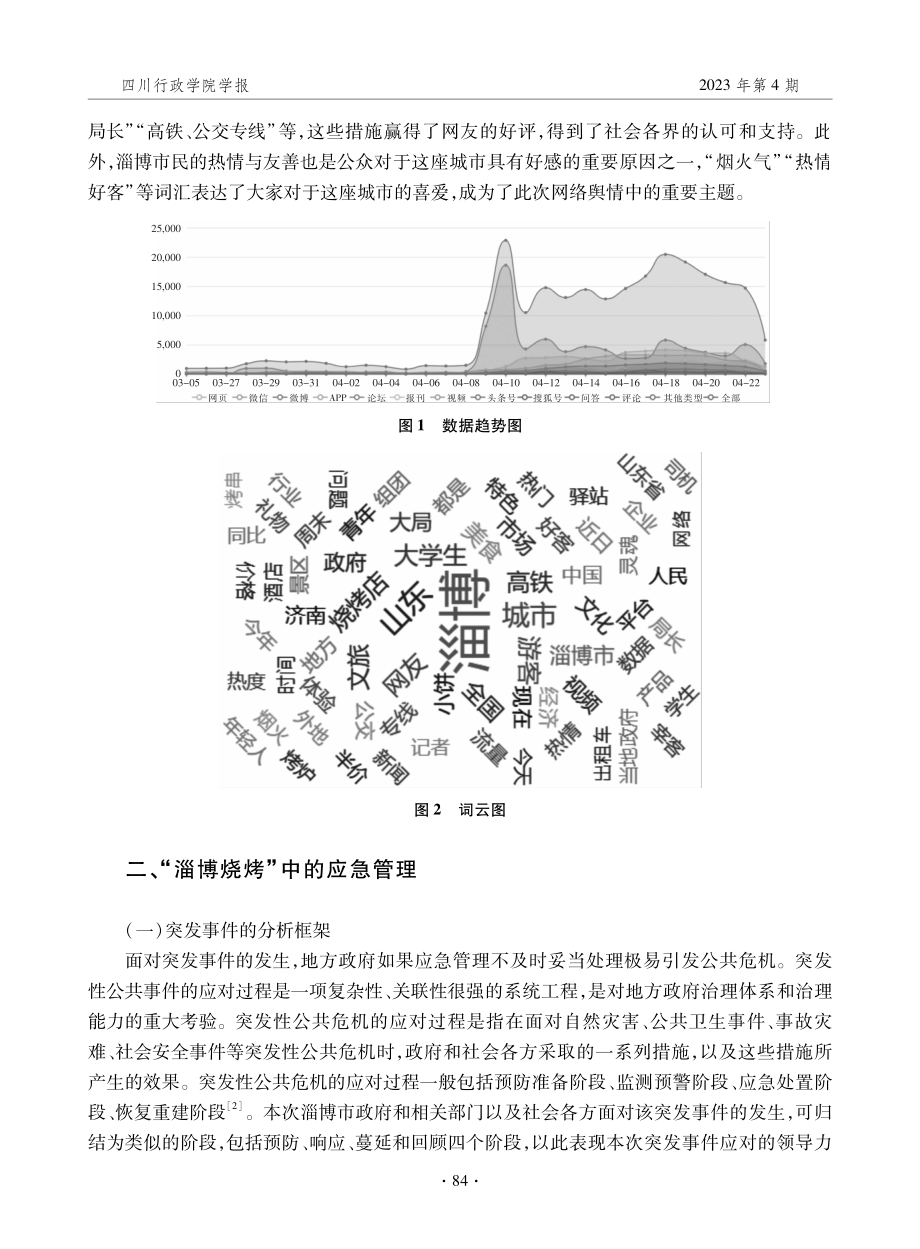 地方政府应急管理能力与城市形象提升——基于“淄博烧烤”的案例研究.pdf_第3页