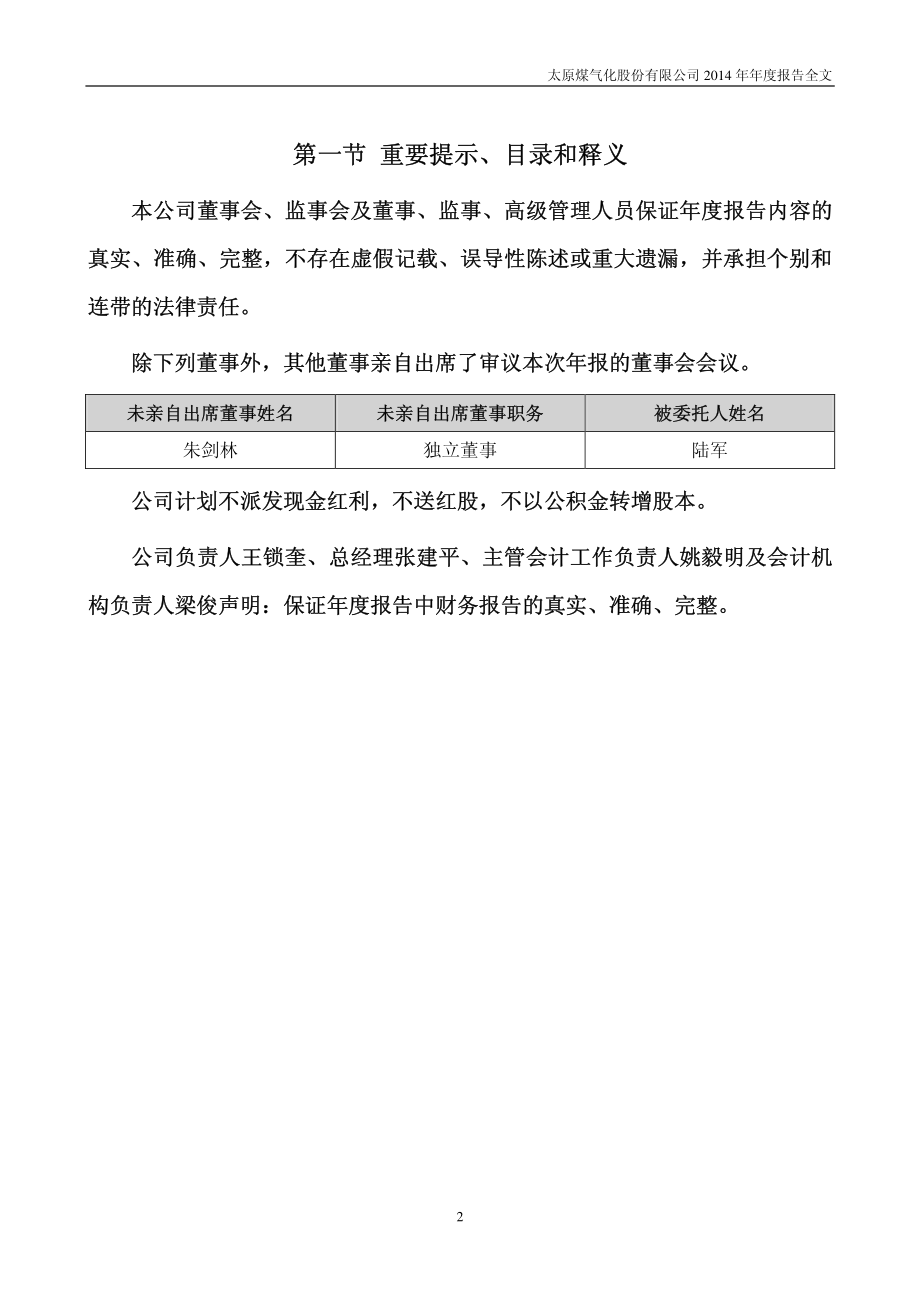 000968_2014_煤气化_2014年年度报告_2015-04-13.pdf_第2页