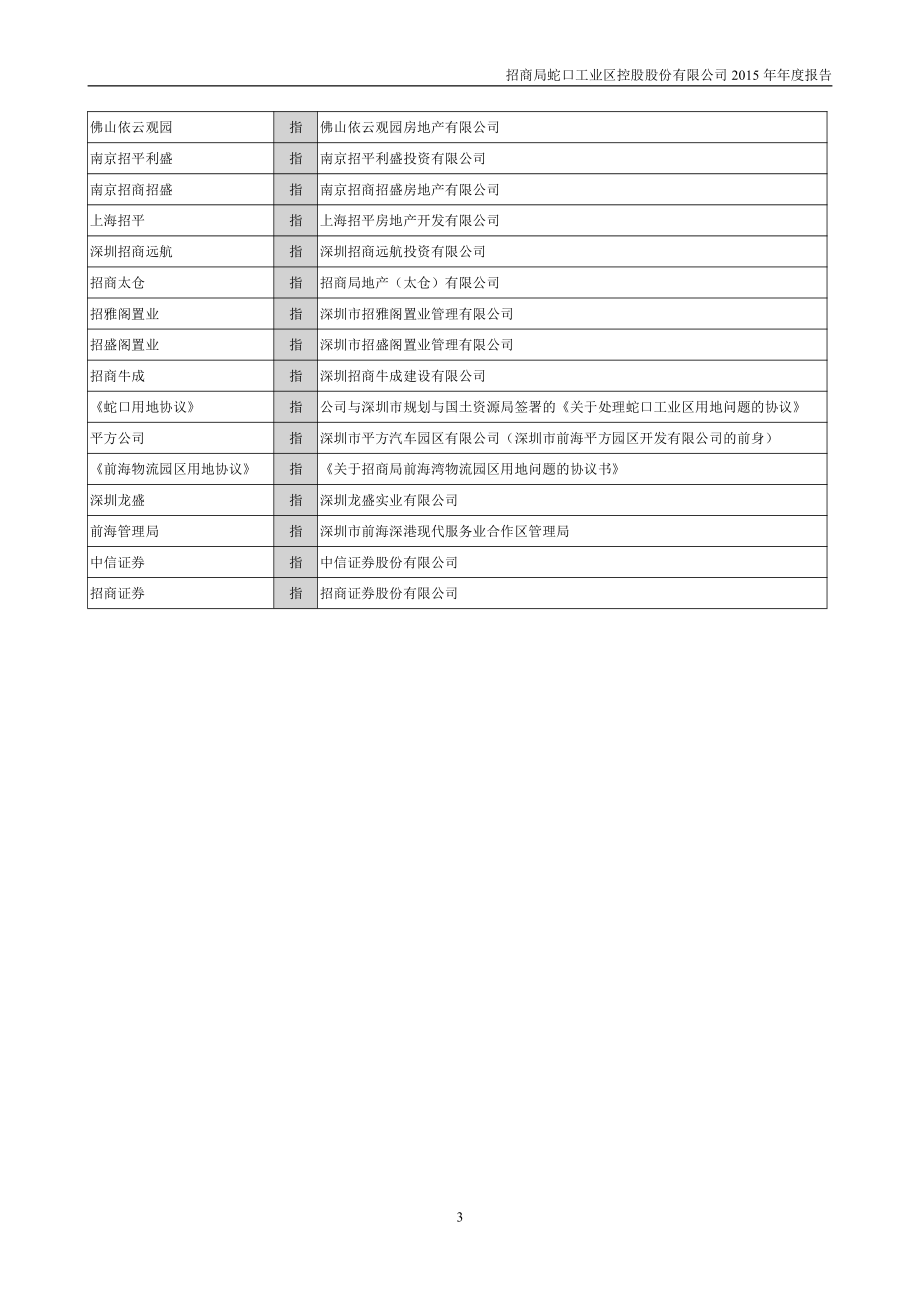 001979_2015_招商蛇口_2015年年度报告_2016-03-28.pdf_第3页