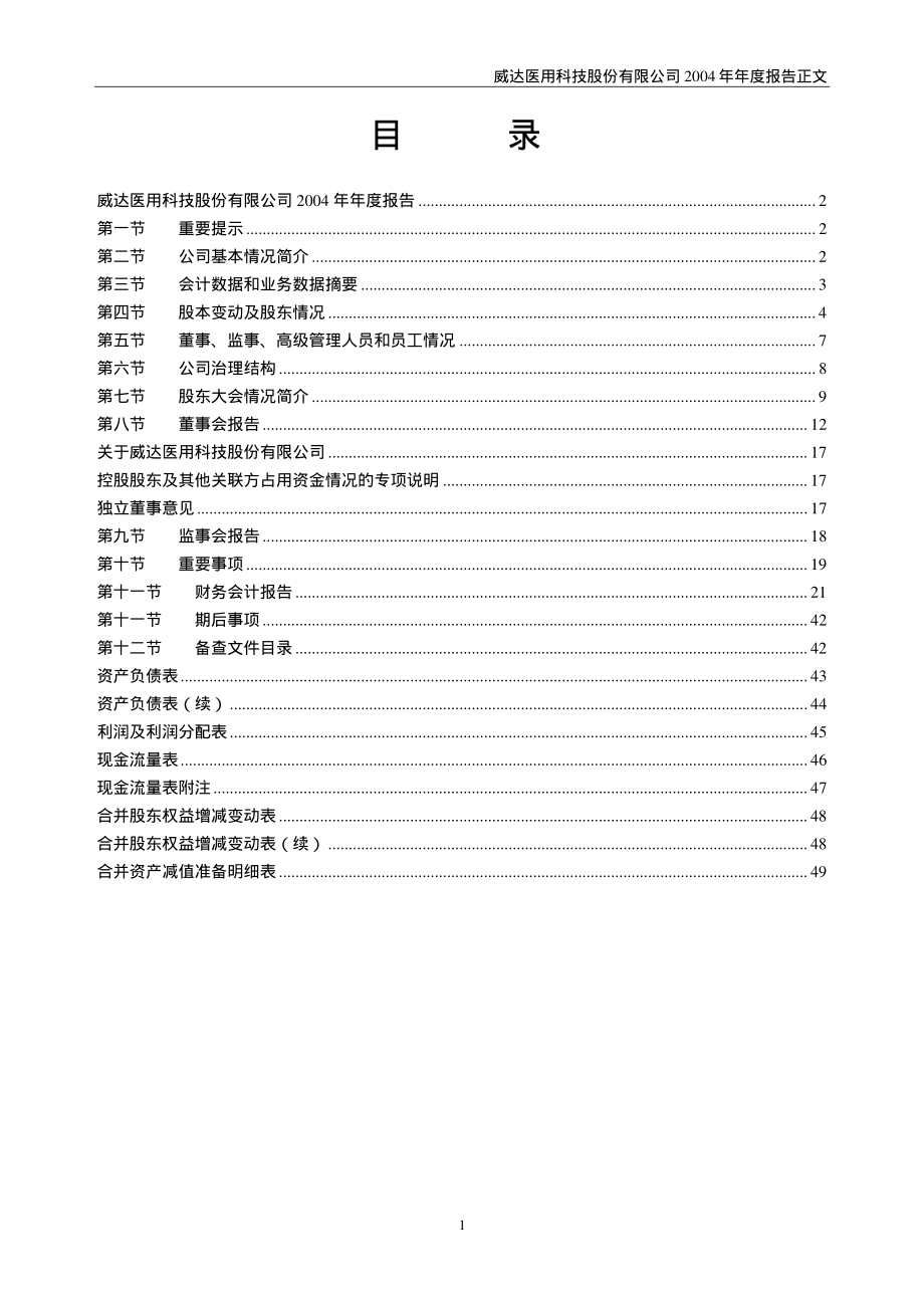 000603_2004_盛达资源_ST威达2004年年度报告_2005-04-27.pdf_第2页