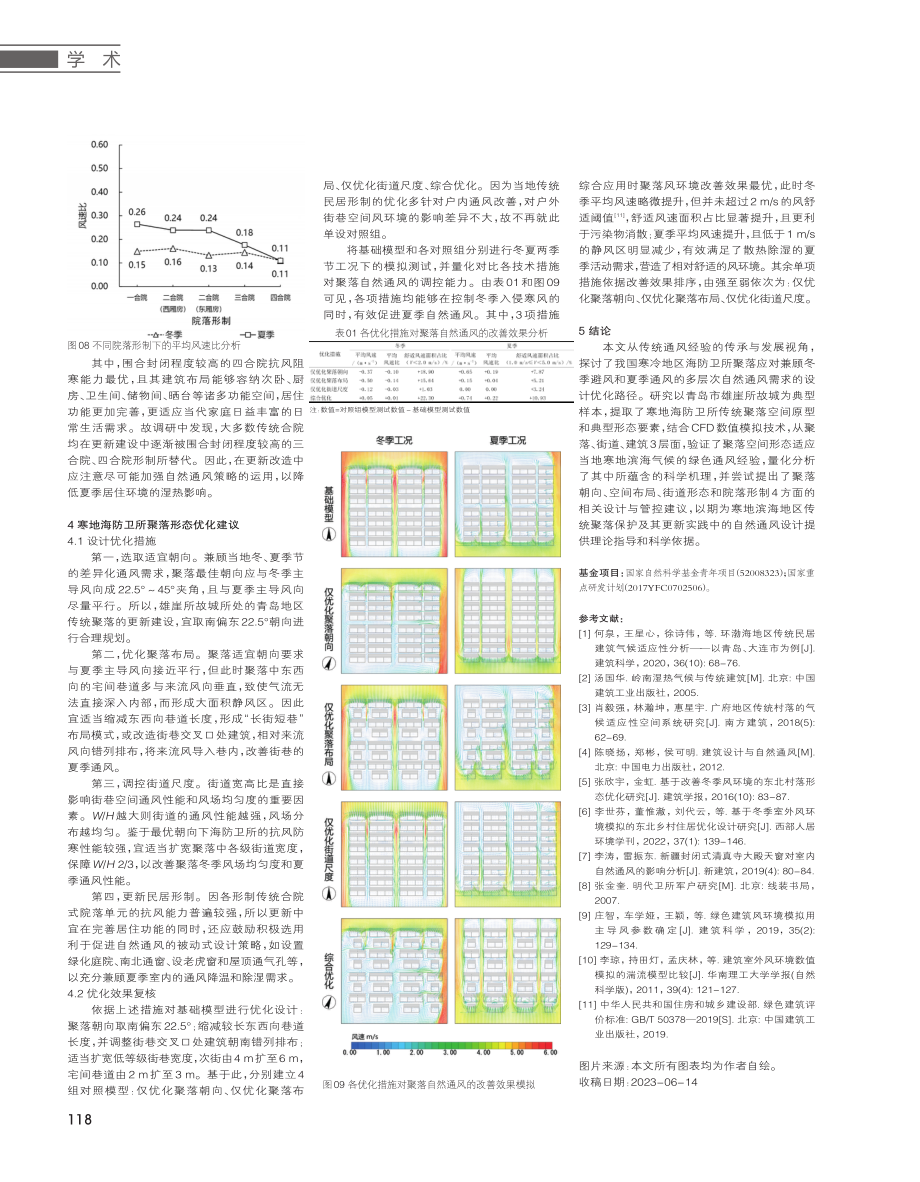 寒地海防卫所聚落空间形态对自然通风的影响分析.pdf_第3页