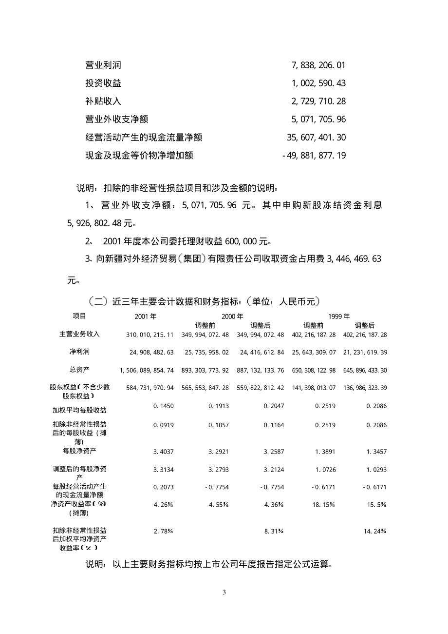 000159_2001_国际实业_国际实业2001年年度报告_2002-04-04.pdf_第3页